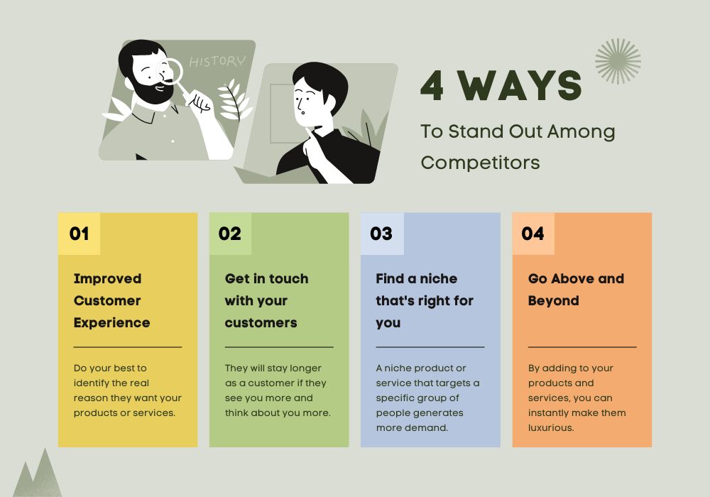 4 ways to stand out among competitors