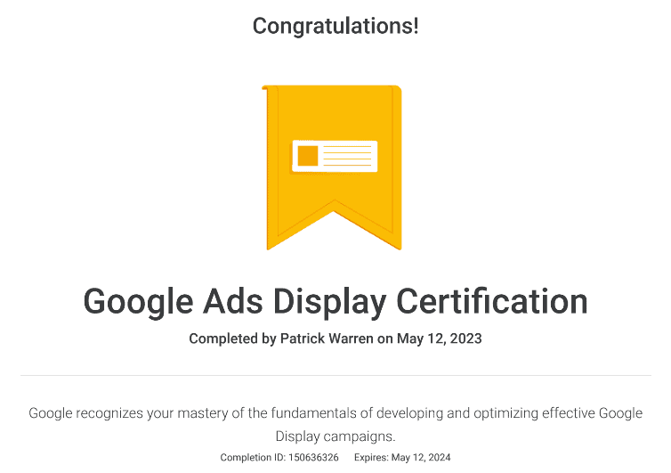 Google Display Ads Certified Marketing Agency