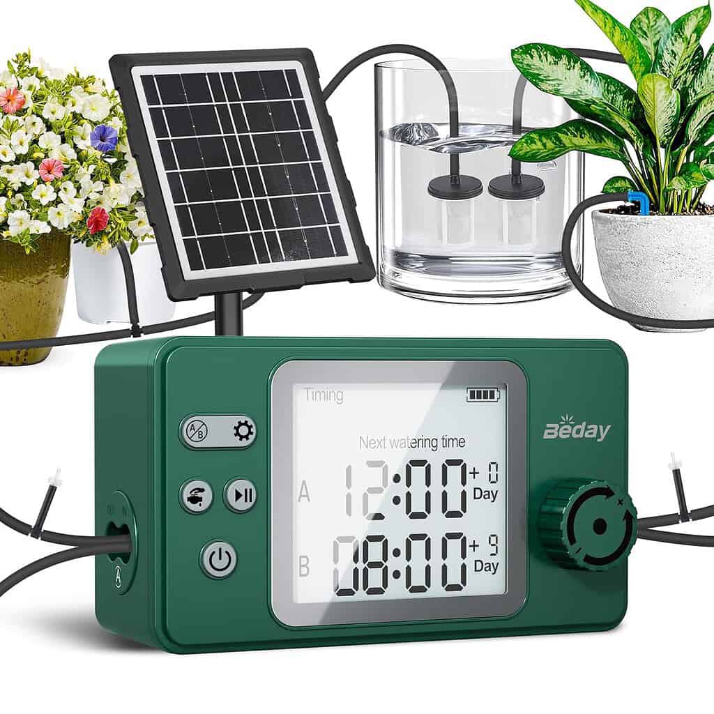 Beday solar powered drip irrigation garden watering system