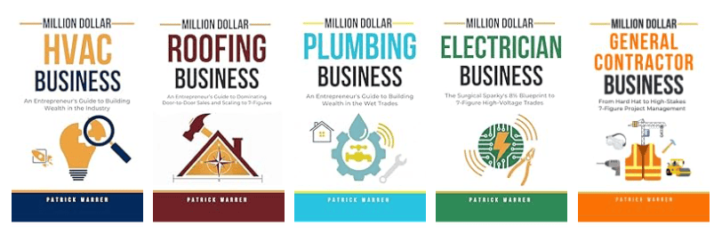 Million Dollar Trade Series for plumbing, HVAC, Electrician's, roofing, general contractors and subs